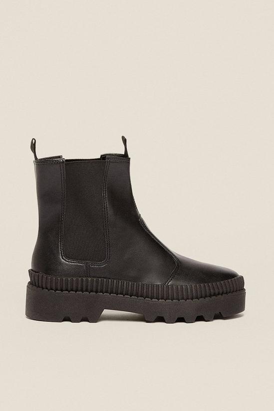 Oasis High Ankle Chunky Chelsea Boot 1