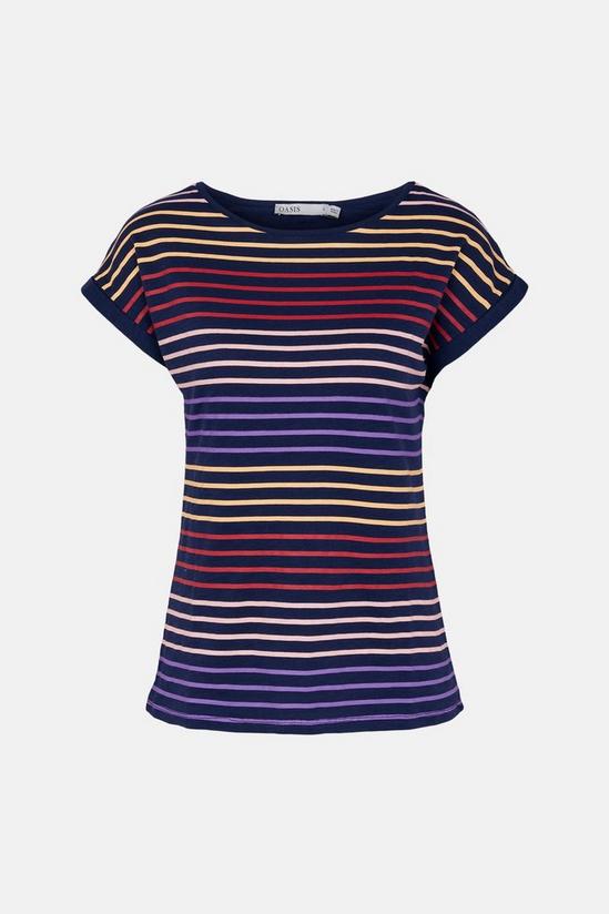 Oasis Thin Stripe Slub T-shirt 5