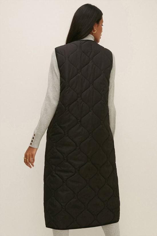 Oasis Quilted Maxi Gilet 3