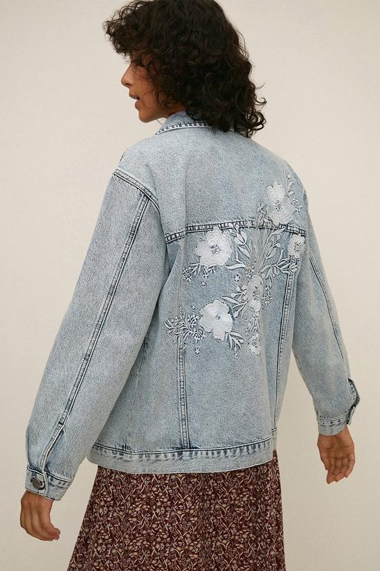 Oasis Embroidery Denim Jacket 3