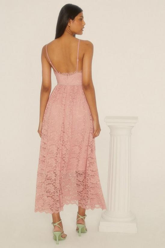 Oasis Strappy Lace Midaxi Dress 3