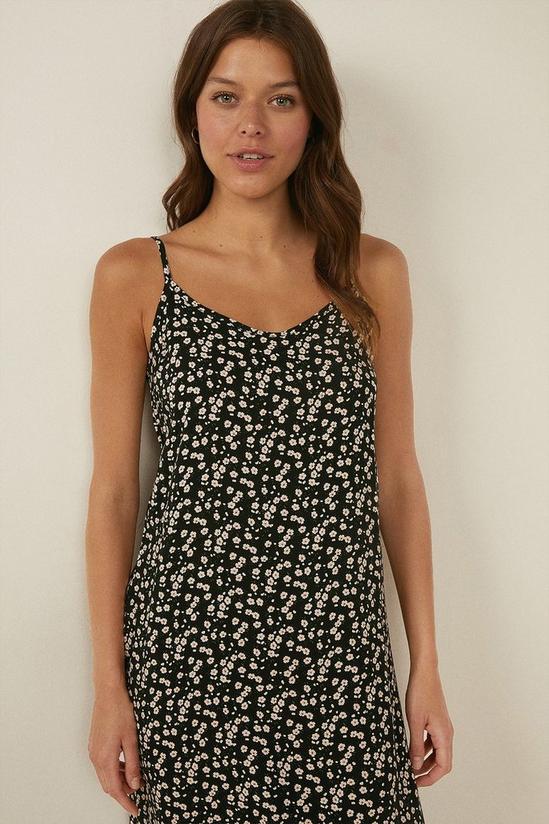 Oasis Woven Mix 2 In 1 Floral Print Dress 4