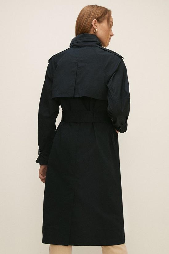 Oasis Trench Detail Belted Parka 3