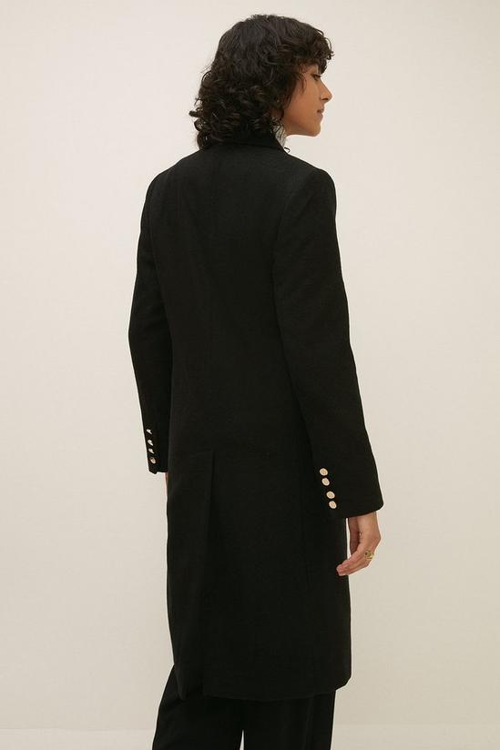 Oasis Wool Mix Long Tailored Coat 3
