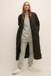 Oasis Quilted Belted Maxi Coat thumbnail 1