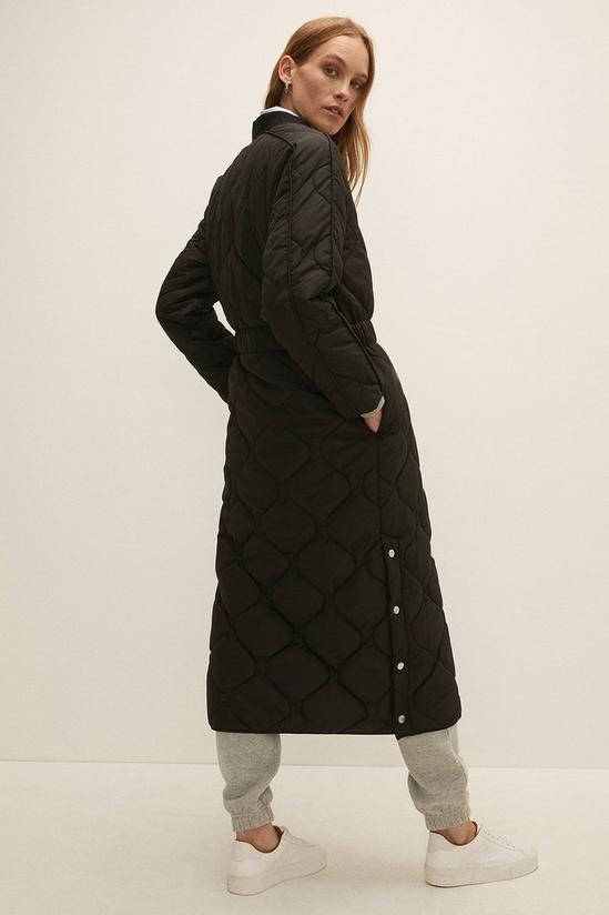 Oasis Quilted Belted Maxi Coat 3