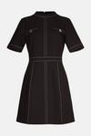 Oasis Premium Tailored Short Sleeve Dress thumbnail 4