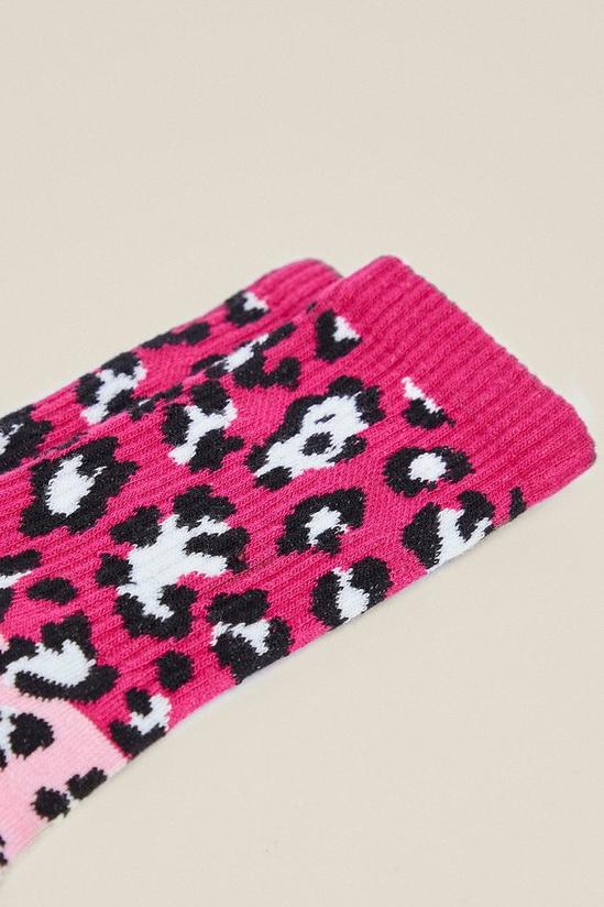 Oasis Bright Animal Striped Socks 2