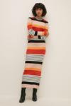 Oasis Colourblock Stripe Knit Dress thumbnail 1