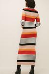 Oasis Colourblock Stripe Knit Dress thumbnail 3