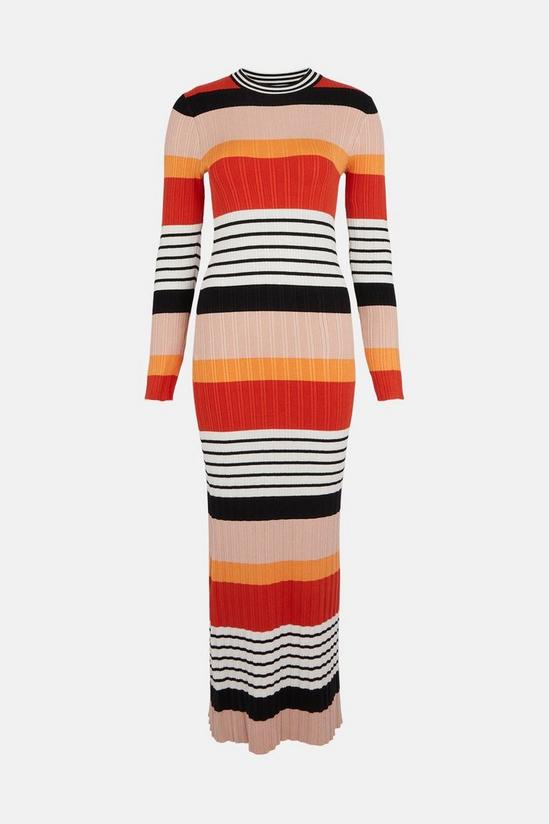 Oasis Colourblock Stripe Knit Dress 4
