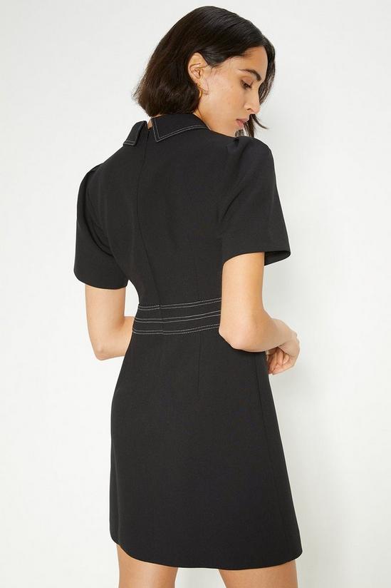 Oasis Premium Button Top Stitch Tailored Dress 3