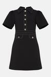 Oasis Premium Button Top Stitch Tailored Dress thumbnail 4