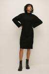 Oasis Cosy Seam Front Long Knitted Dress thumbnail 1