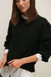 Oasis Cosy Seam Front Long Sleeve Jumper thumbnail 2