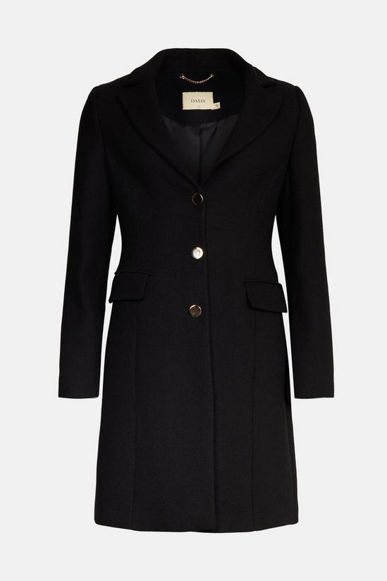 Oasis Premium Italian Wool Mix Tailored Coat 4