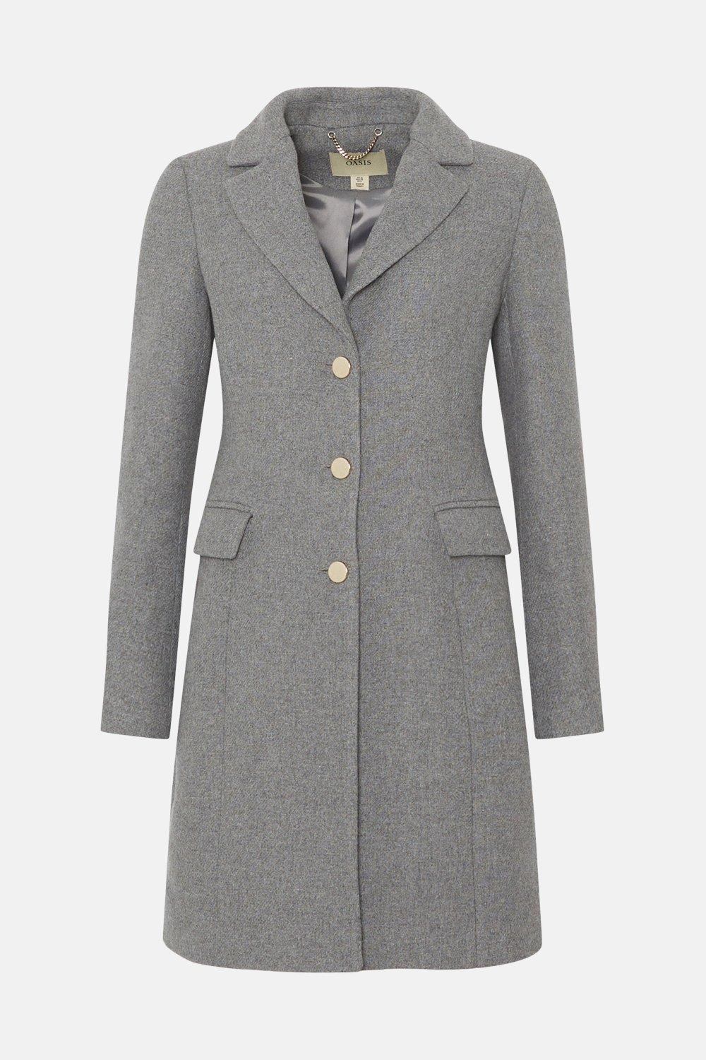 Oasis yarmouth sale coat grey