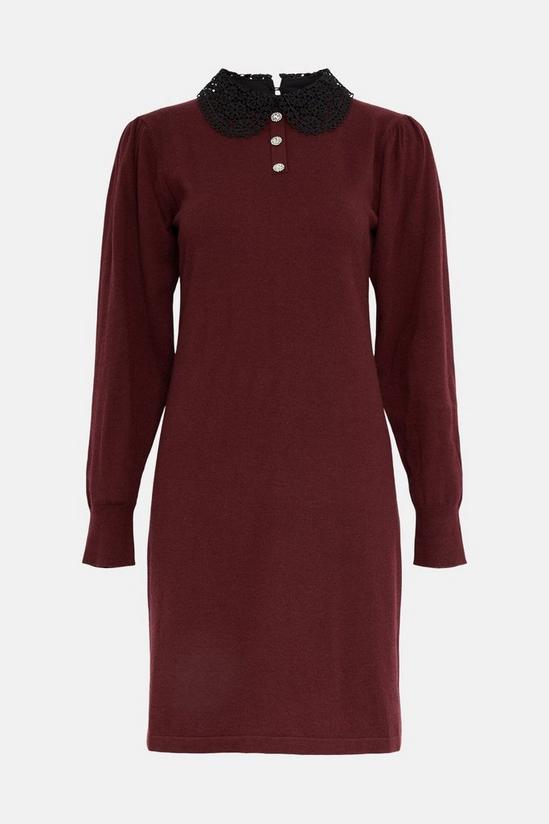 Oasis Collared Knitted Dress 4