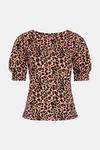Oasis Animal Shirred Cuff T-shirt thumbnail 5