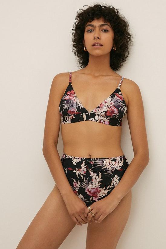 Oasis Floral Print Bikini Top 1