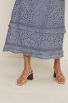 Oasis Broderie Tiered Dress thumbnail 4