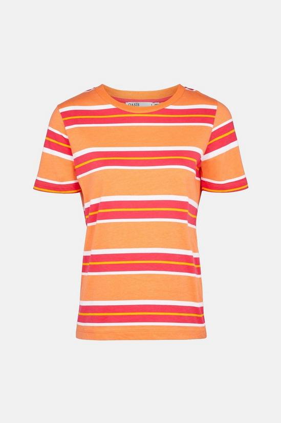 Oasis Stripe Print T-shirt 5