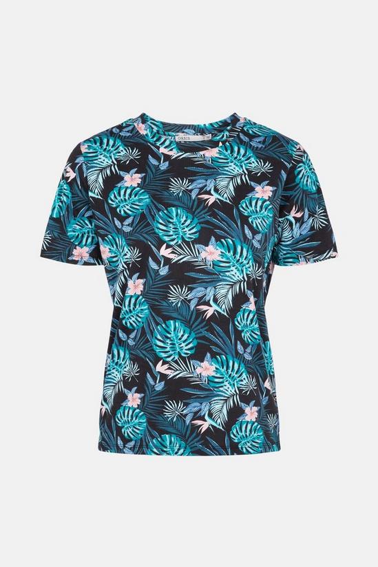 Oasis Palm Print T-shirt 5