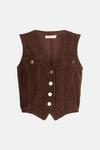 Oasis Fitted Cord Waistcoat thumbnail 4