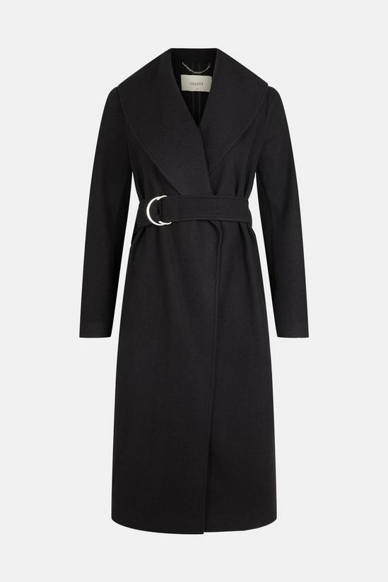 Oasis Shawl Collar Unlined Wrap Coat 4