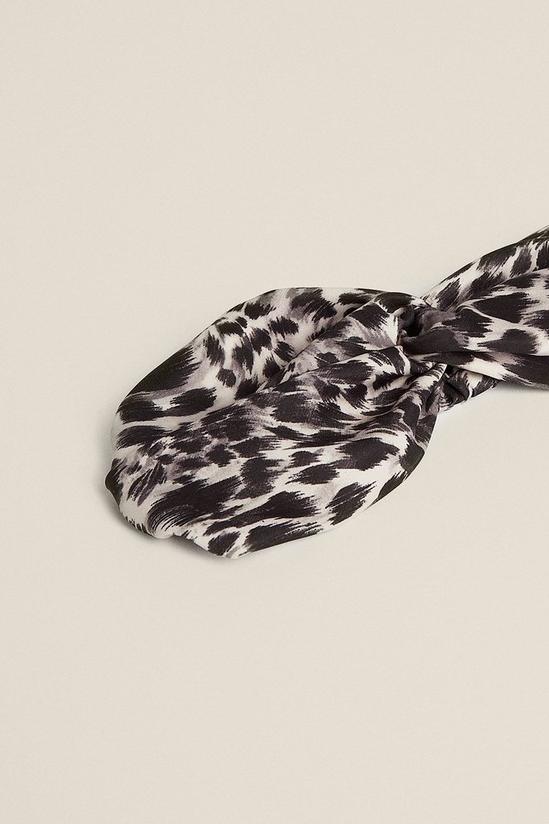 Oasis Leopard Clash Print Headband 2