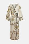 Oasis Paisley Printed Midi Kimono Wrap Dress thumbnail 4