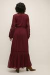 Oasis Lace Trim Embroidered Sleeve Maxi Dress thumbnail 3