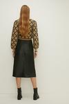 Oasis Rachel Stevens Leather Split Detail Skirt thumbnail 3