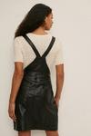 Oasis Faux Leather Dungaree Dress thumbnail 3
