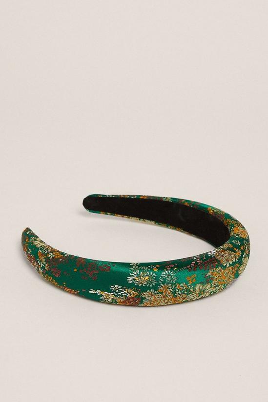 Oasis Floral Padded Headband 2
