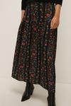 Oasis Stripe Floral Printed Midi Skirt thumbnail 2