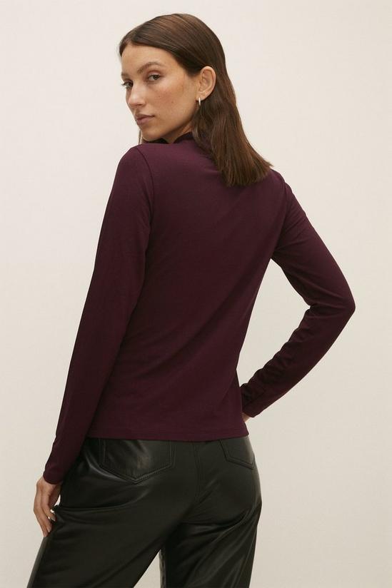 Oasis Jersey Funnel Neck Long Sleeve Top 3