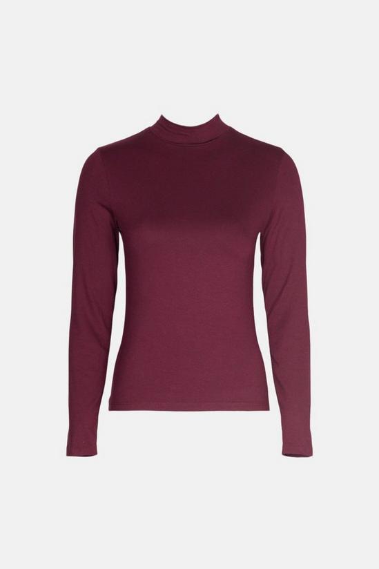 Oasis Jersey Funnel Neck Long Sleeve Top 4
