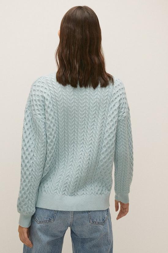 Oasis Cable Stitch Cardigan 3