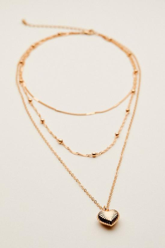 Oasis Heart Layer Necklace 1