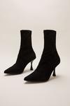Oasis Pointed Heeled Pull On High Ankle Sock Boot thumbnail 2