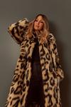 Oasis Rachel Stevens Animal Faux Fur Coat thumbnail 1