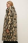 Oasis Rachel Stevens Animal Faux Fur Coat thumbnail 4