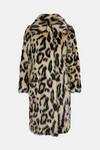 Oasis Rachel Stevens Animal Faux Fur Coat thumbnail 5