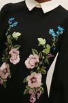 Oasis RHS Embroidered Ponte Dress thumbnail 3