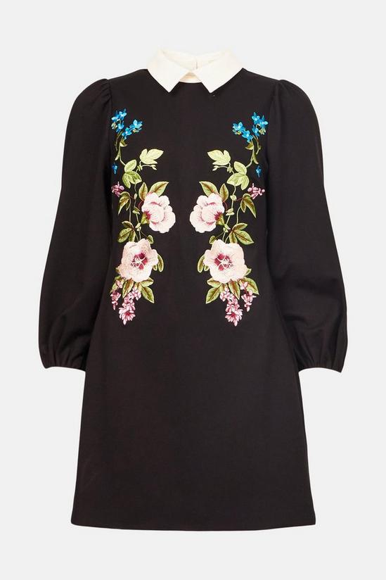 Oasis RHS Embroidered Ponte Dress 5