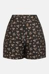 Oasis Floral Jacquard Tailored Shorts thumbnail 4