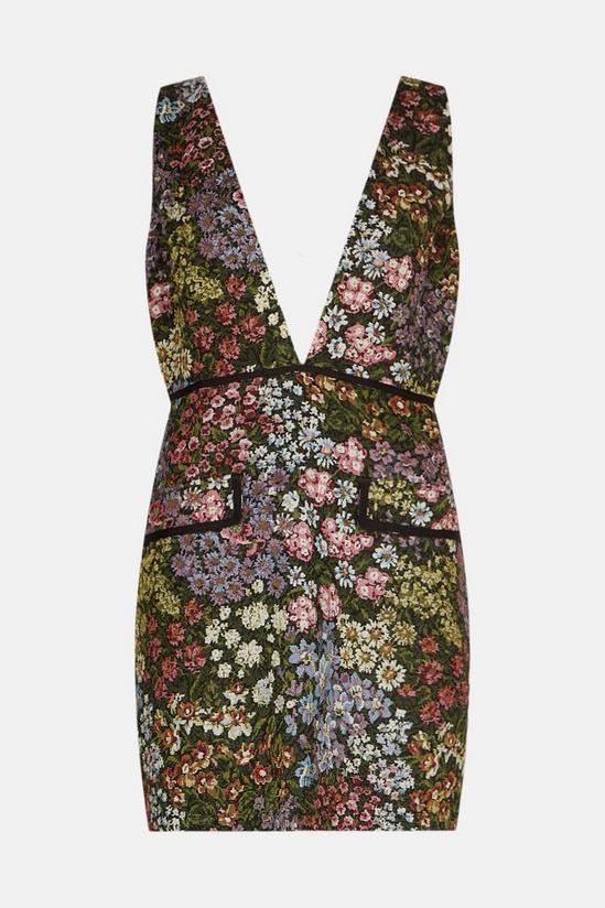 Oasis Tapestry Jacquard Pinafore Dress 4