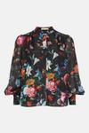 Oasis Floral Button Front Shirt thumbnail 4