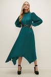 Oasis Rachel Stevens Satin Hanky Hem Dress thumbnail 1